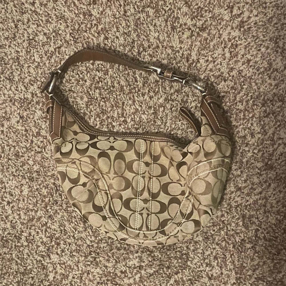 coach shoulder bag, Y2K